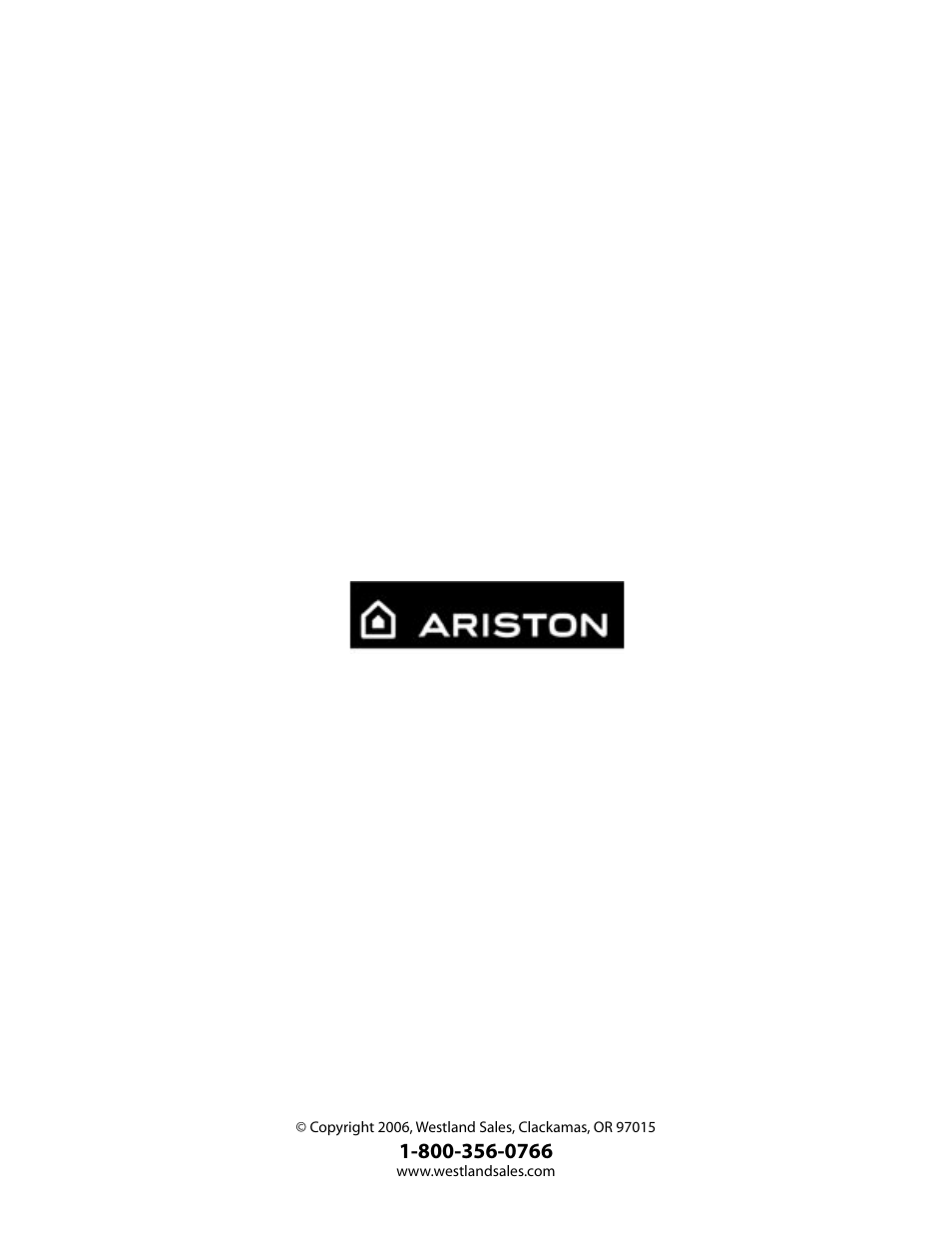 Ariston AW122 User Manual | Page 20 / 20