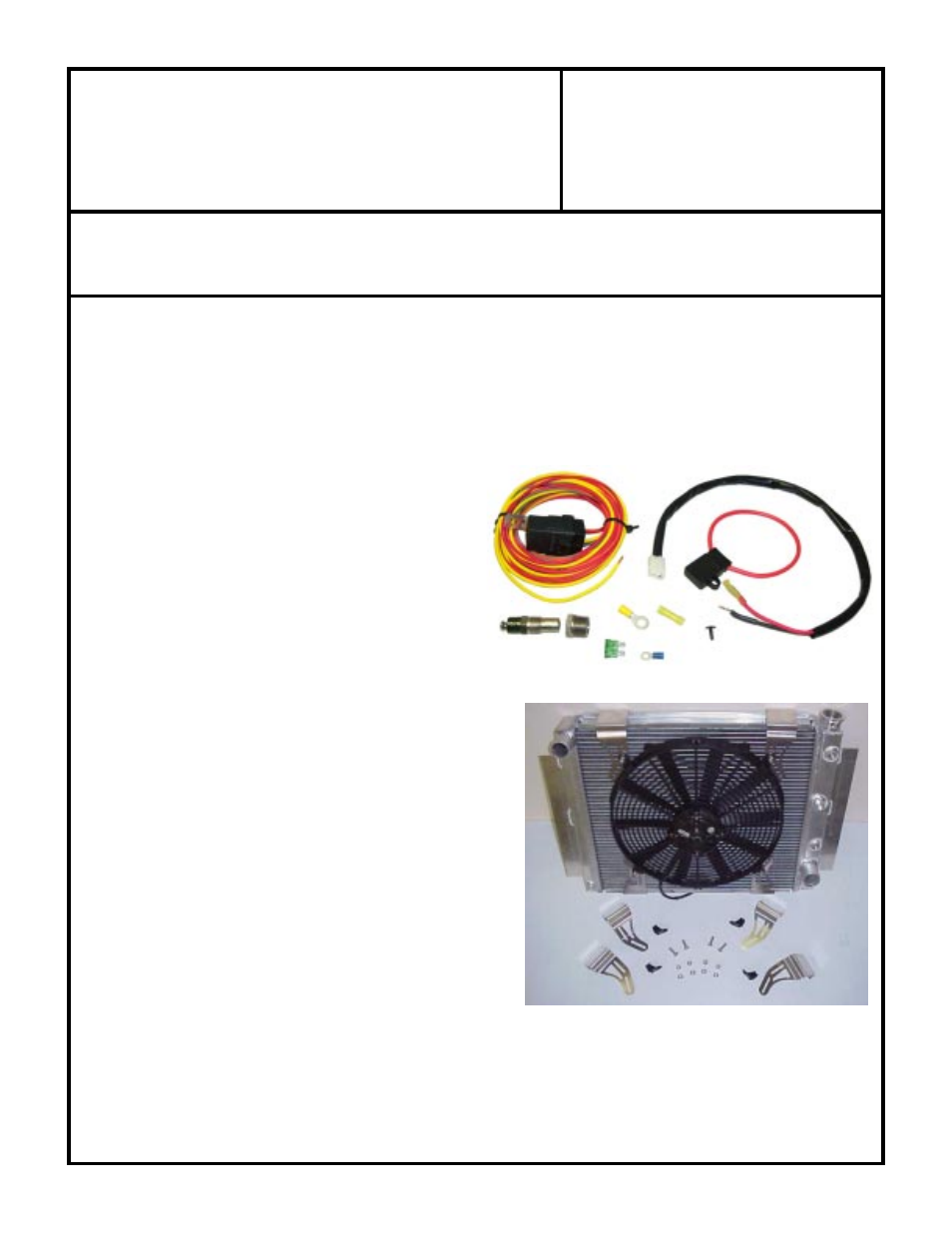 Spal 16" pusher fan kit | Advance Adapters 716671 User Manual | Page 2 / 4