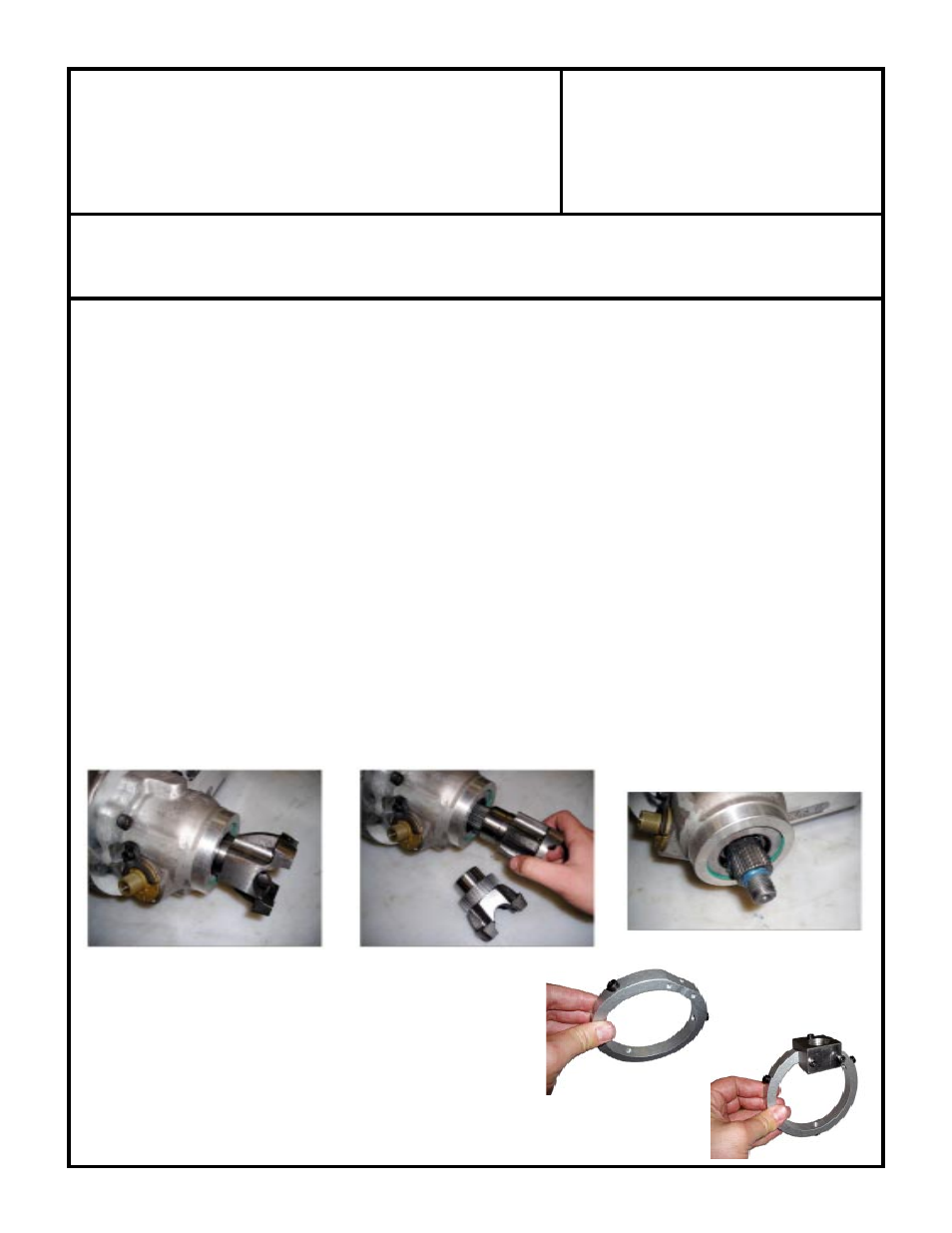 1310 non cv vss tailhousing reluctor kit | Advance Adapters 50-5040 User Manual | Page 2 / 5