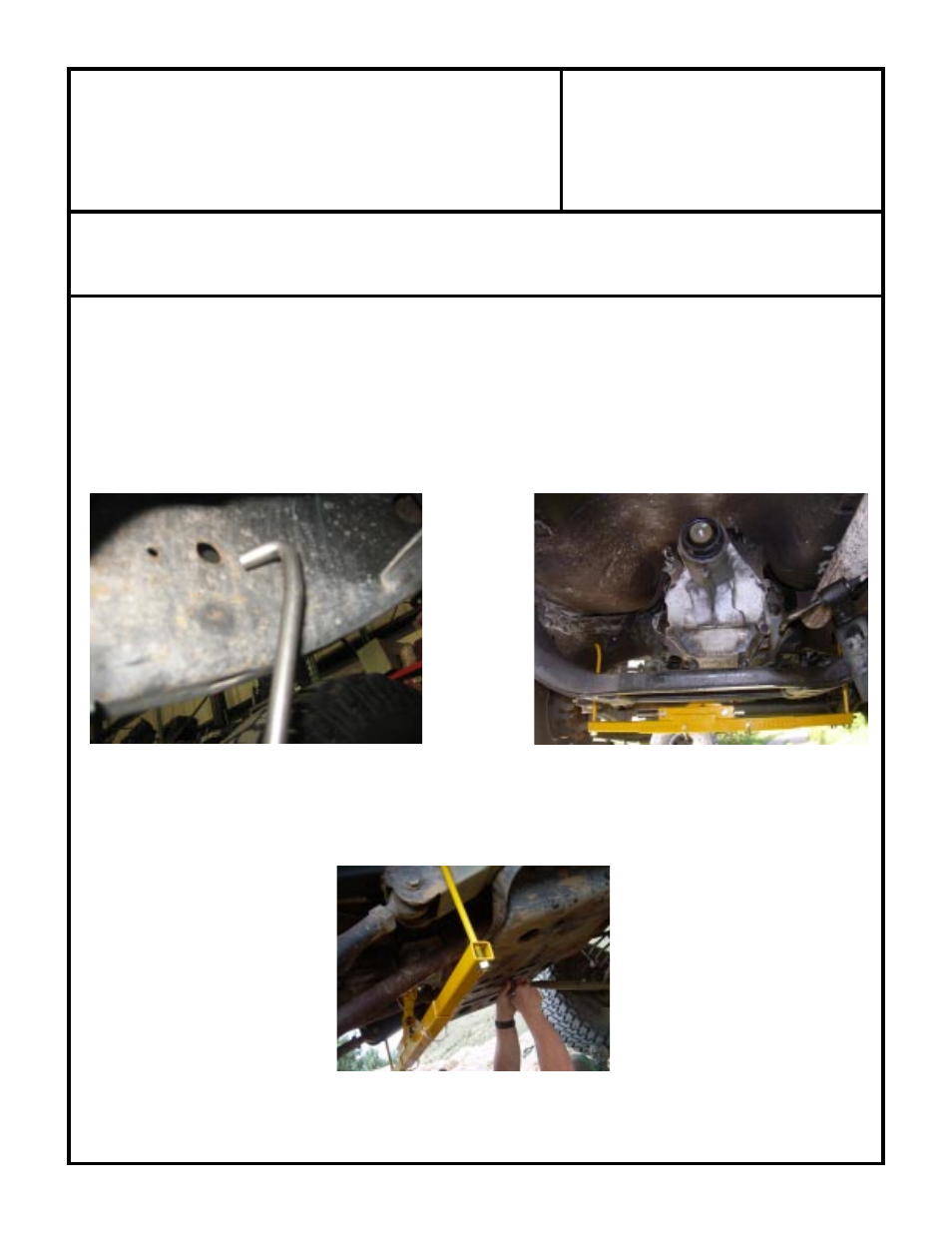 Frame rail supported drivetrain jack | Advance Adapters 15-1000 User Manual | Page 2 / 4