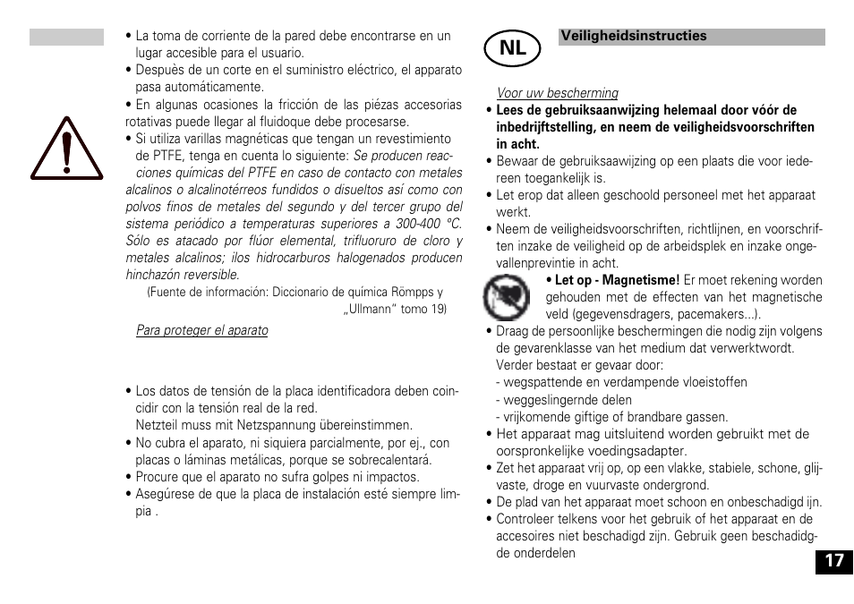 IKA Mini MR standard User Manual | Page 17 / 40