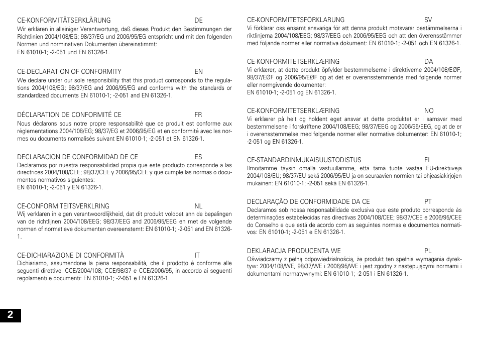 IKA Mini MR standard User Manual | Page 2 / 40