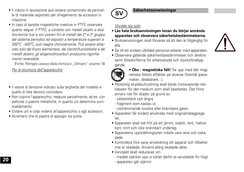 IKA Mini MR standard User Manual | Page 20 / 40