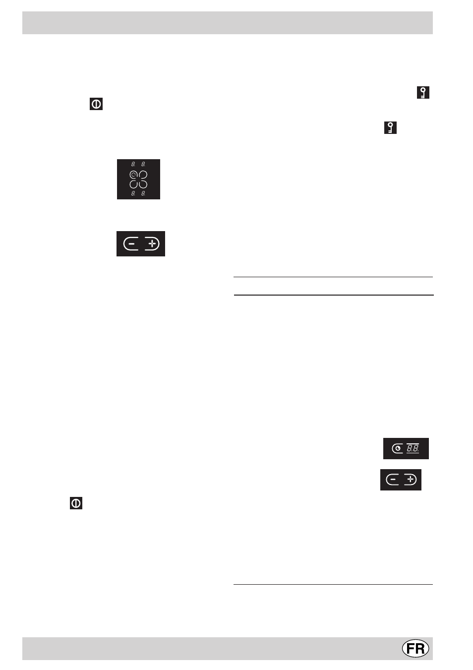Les différentes commandes de la table | Ariston KT 8104 QO User Manual | Page 17 / 43