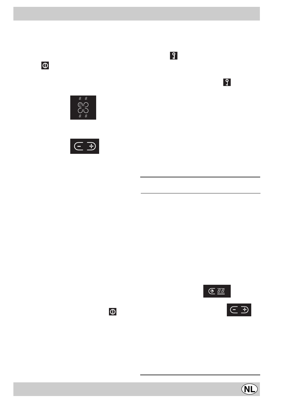 De bedieningstoetsen van de kookplaat | Ariston KT 8104 QO User Manual | Page 29 / 43