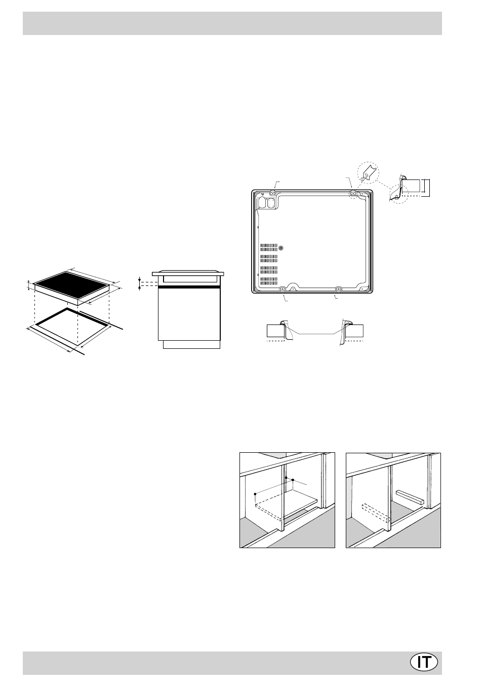 Installazione | Ariston KT 8104 QO User Manual | Page 3 / 43