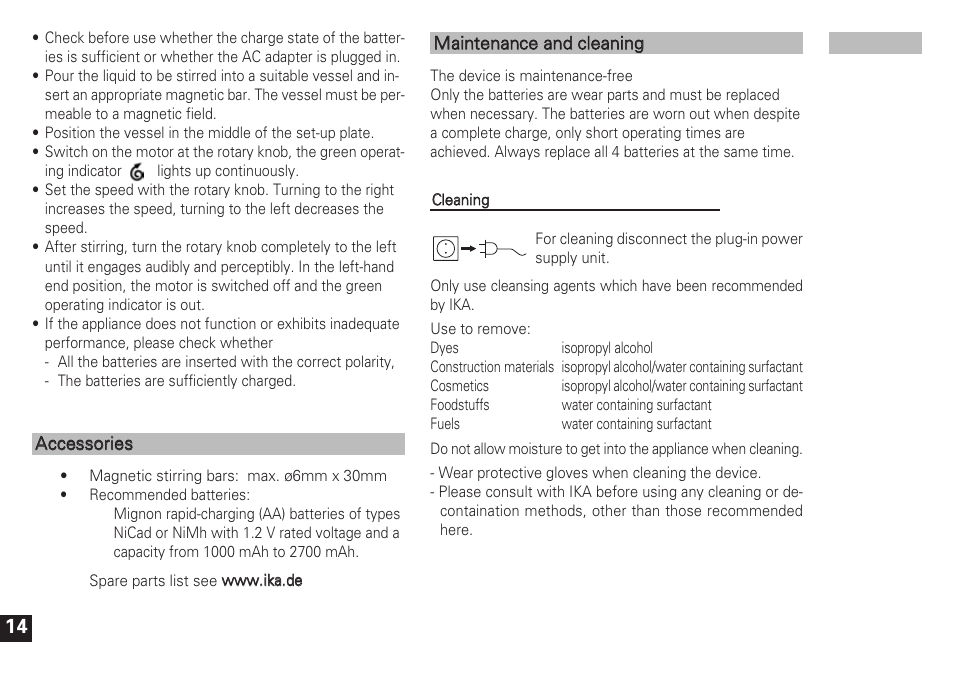 IKA Topolino mobil User Manual | Page 14 / 60