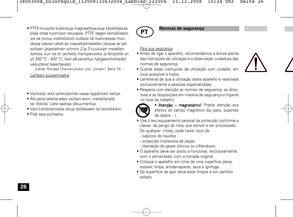 IKA Color Squid User Manual | Page 26 / 40