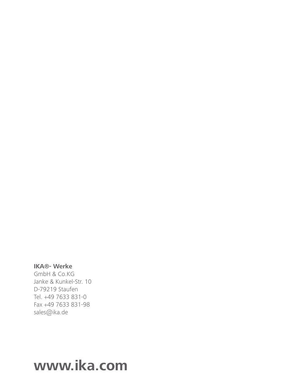 IKA Midi MR 1 digital User Manual | Page 13 / 13