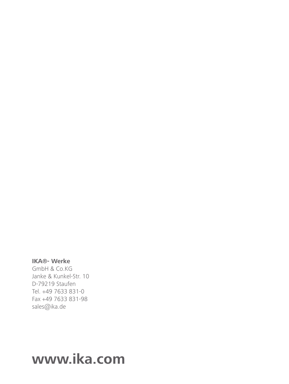 IKA Maxi MR 1 digital User Manual | Page 13 / 13