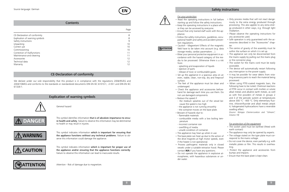 IKA Maxi MR 1 digital User Manual | Page 5 / 13