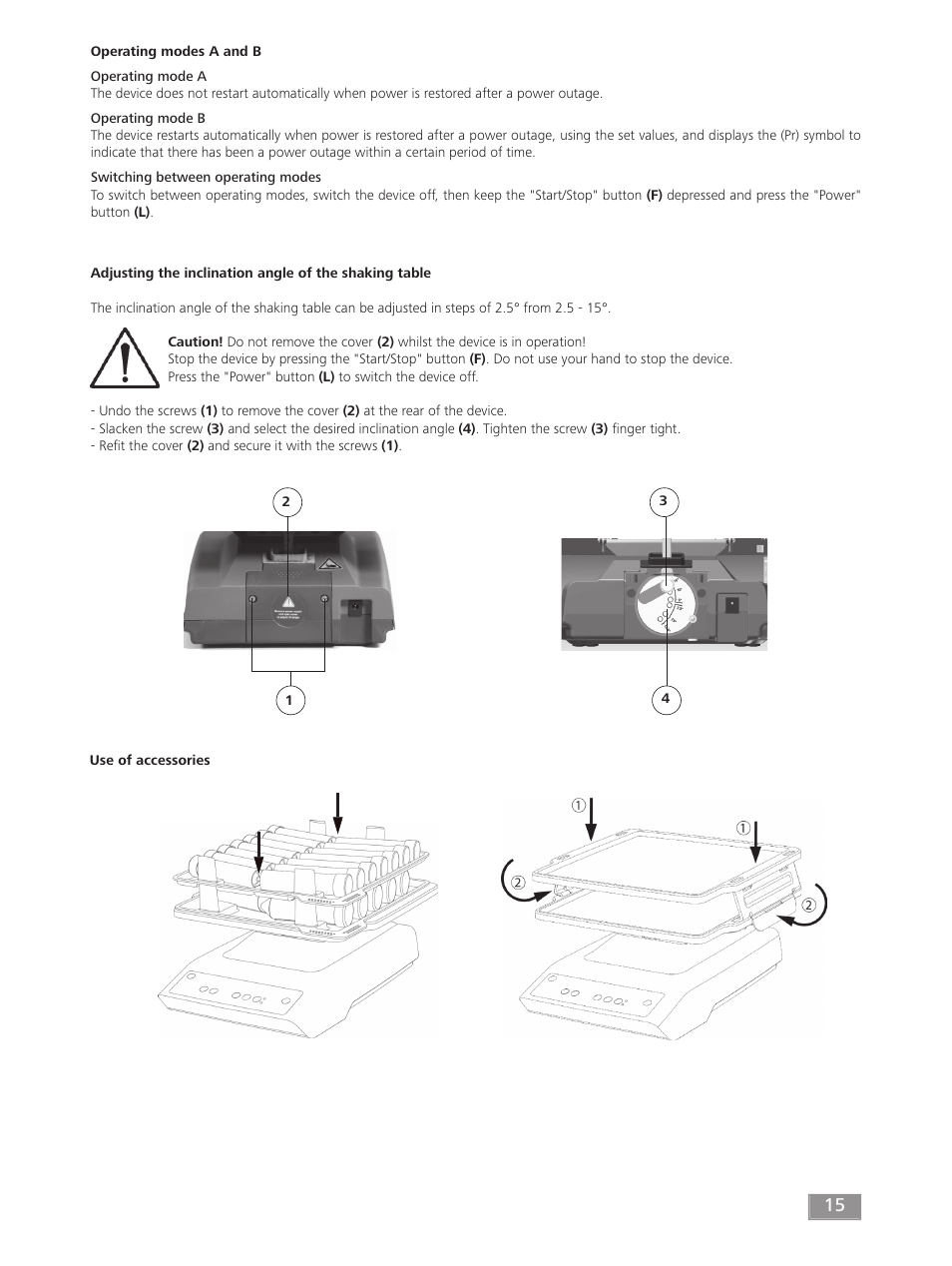 IKA ROCKER 2D digital User Manual | Page 15 / 52