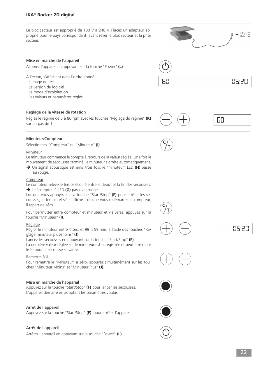IKA ROCKER 2D digital User Manual | Page 22 / 52