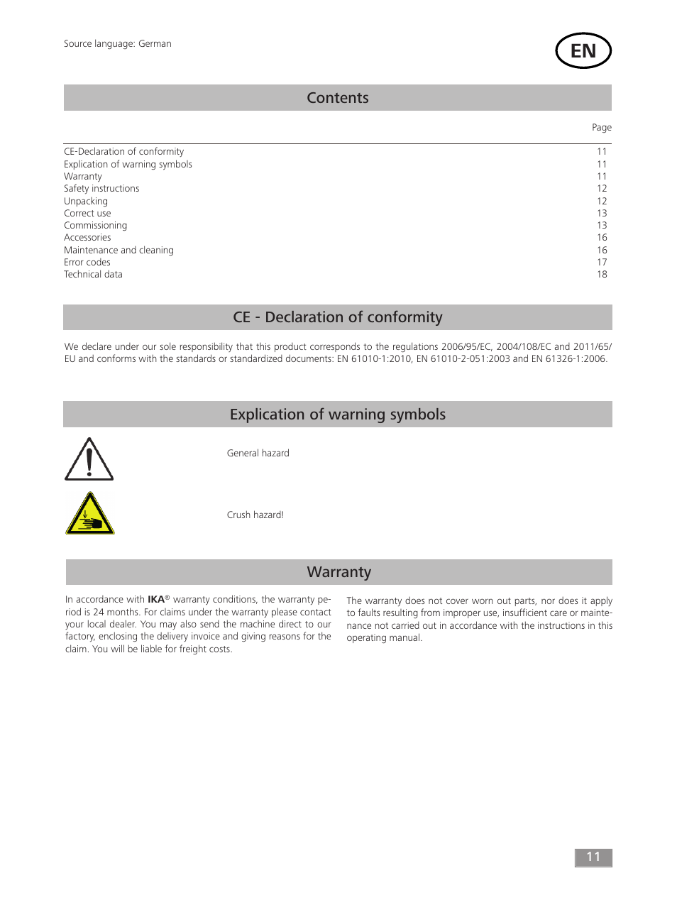 IKA ROCKER 3D digital User Manual | Page 11 / 52