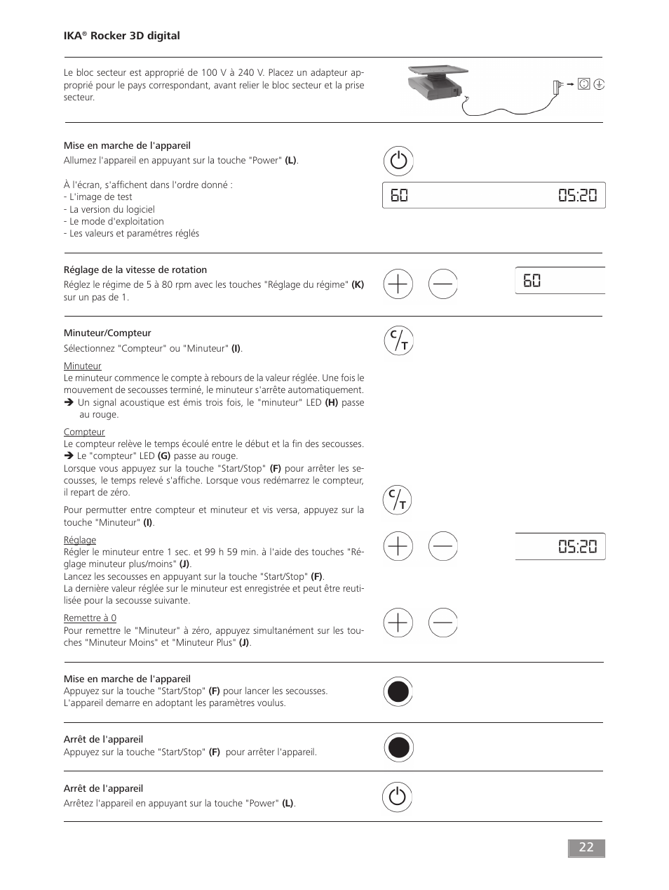 IKA ROCKER 3D digital User Manual | Page 22 / 52