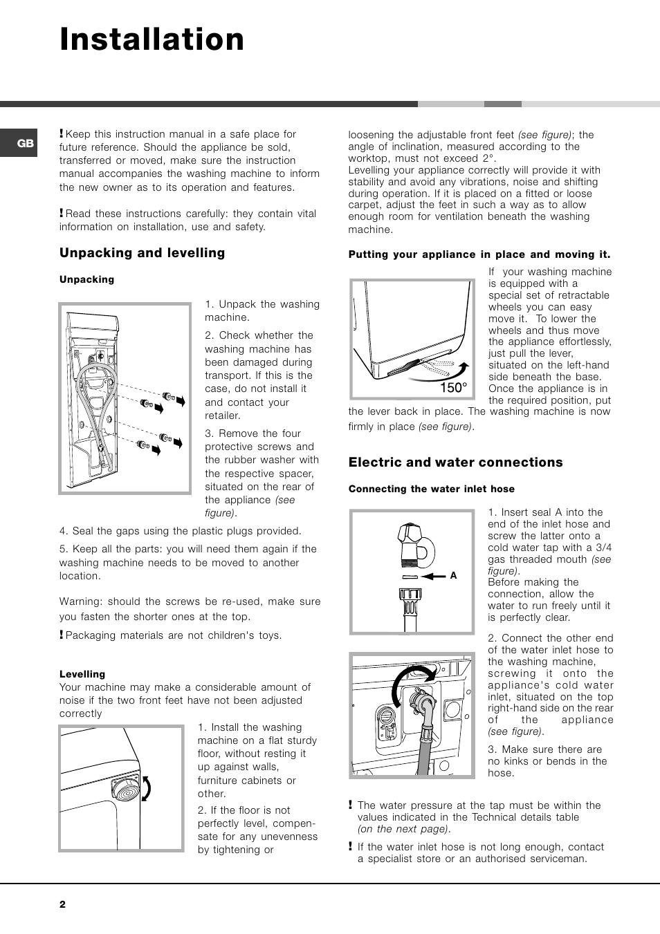 Mikosoft praha s.r.o, Installation | Ariston AQXLAVTL 109 User Manual | Page 2 / 72