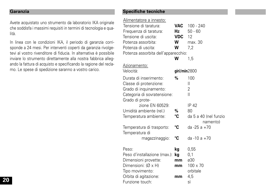 IKA Lab dancer User Manual | Page 20 / 40