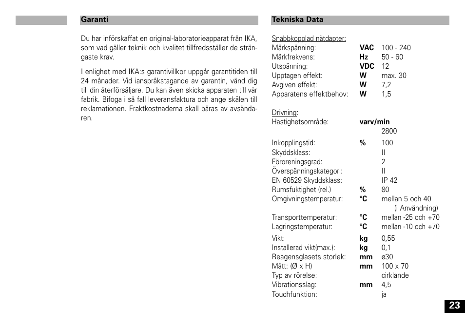 IKA Lab dancer User Manual | Page 23 / 40
