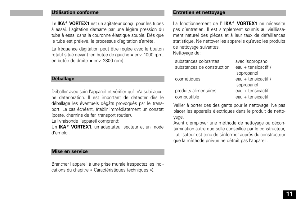 IKA Vortex 1 User Manual | Page 11 / 28