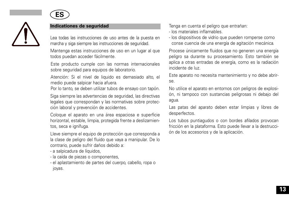 IKA Vortex 1 User Manual | Page 13 / 28