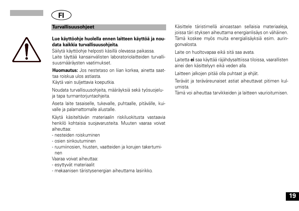 IKA Vortex 1 User Manual | Page 19 / 28
