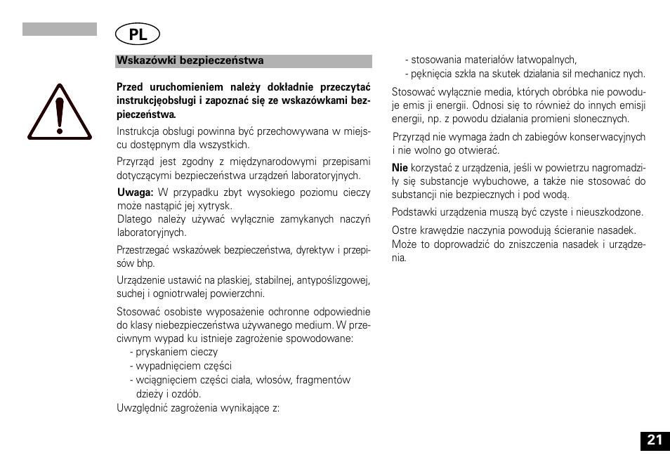 IKA Vortex 1 User Manual | Page 21 / 28