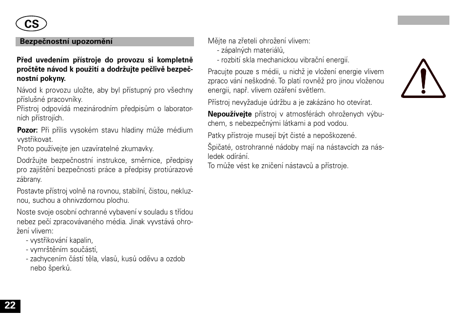 IKA Vortex 1 User Manual | Page 22 / 28