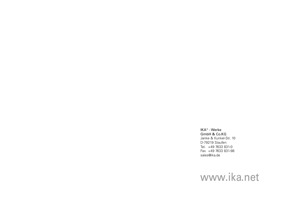 IKA Vortex 1 User Manual | Page 28 / 28