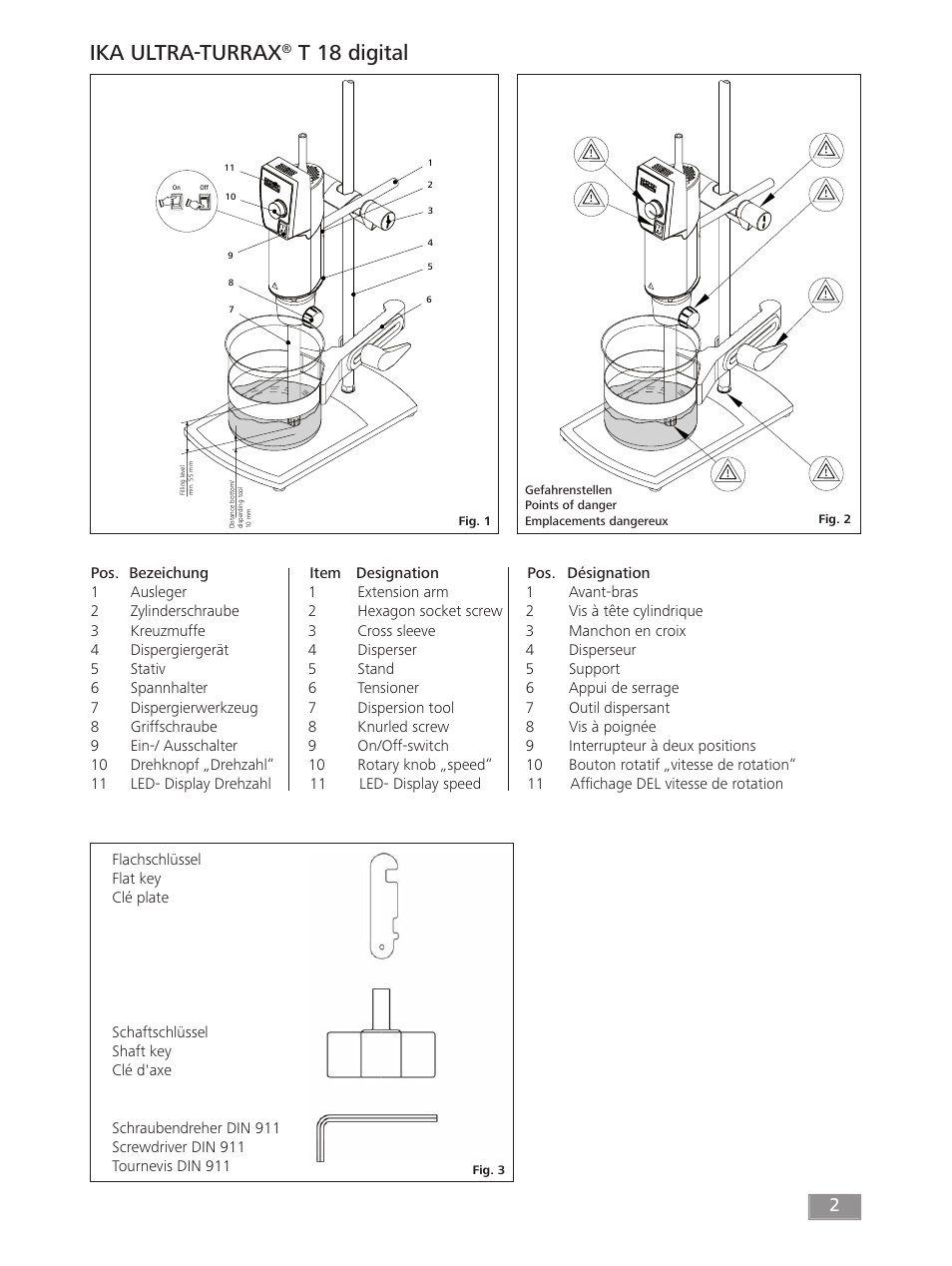 Ika ultra-turrax, T 18 digital | IKA T 18 digital ULTRA-TURRAX User Manual | Page 2 / 188