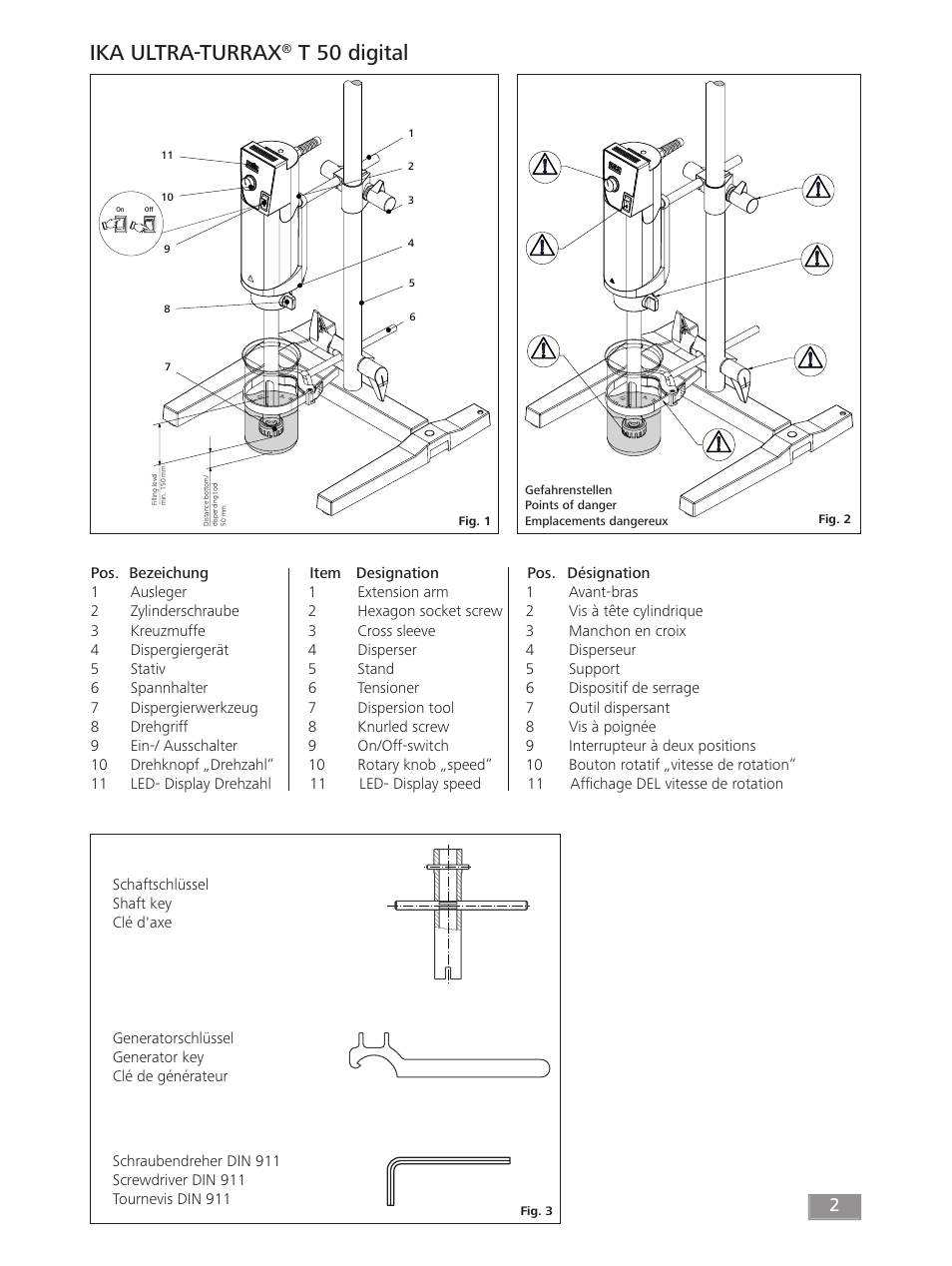 Ika ultra-turrax, T 50 digital | IKA T 50 digital ULTRA-TURRAX User Manual | Page 2 / 188