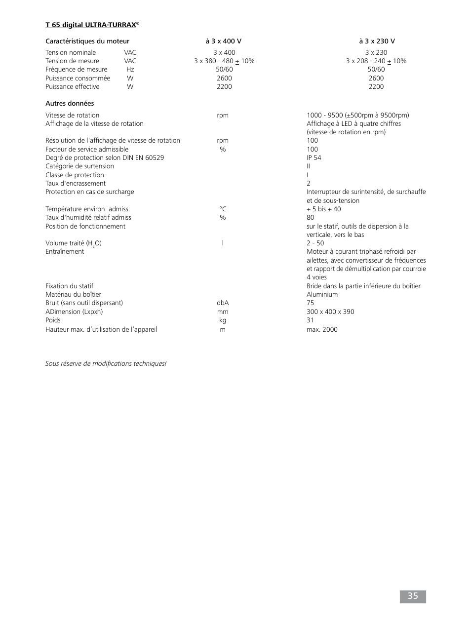 IKA T 65 digital ULTRA-TURRAX User Manual | Page 35 / 100