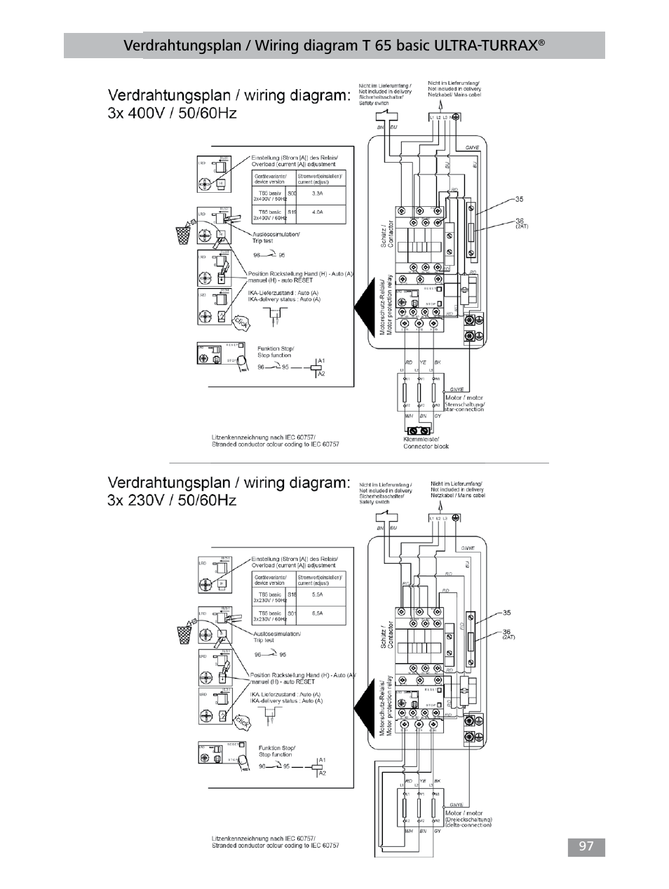 IKA T 65 digital ULTRA-TURRAX User Manual | Page 97 / 100