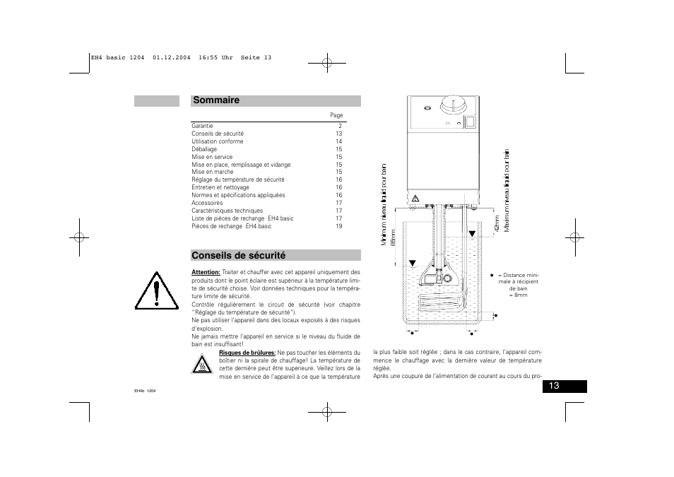 IKA EH 4 basic User Manual | Page 13 / 20