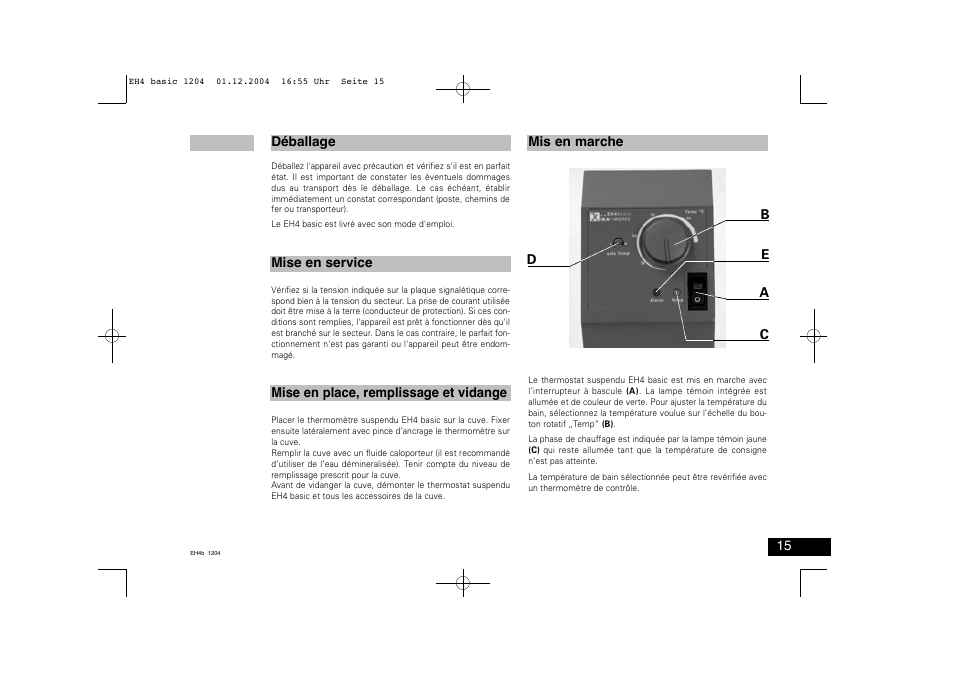 IKA EH 4 basic User Manual | Page 15 / 20
