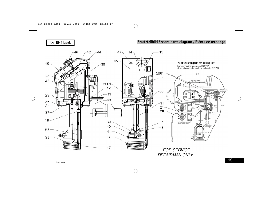 IKA EH 4 basic User Manual | Page 19 / 20