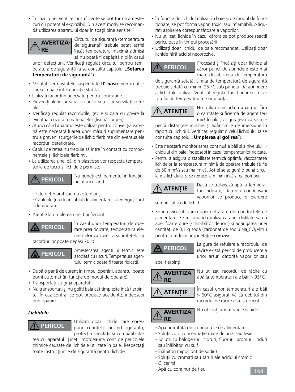IKA HBC 10 baisc User Manual | Page 164 / 168