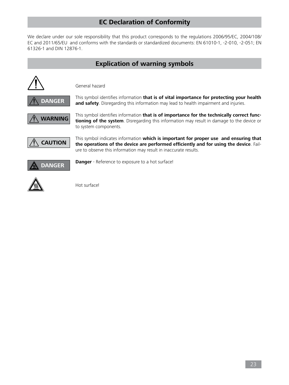 IKA HBC 10 baisc User Manual | Page 23 / 168