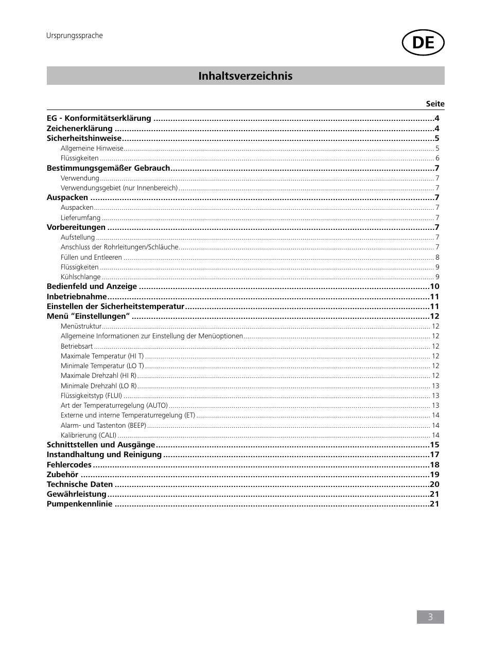 IKA HBC 10 baisc User Manual | Page 3 / 168