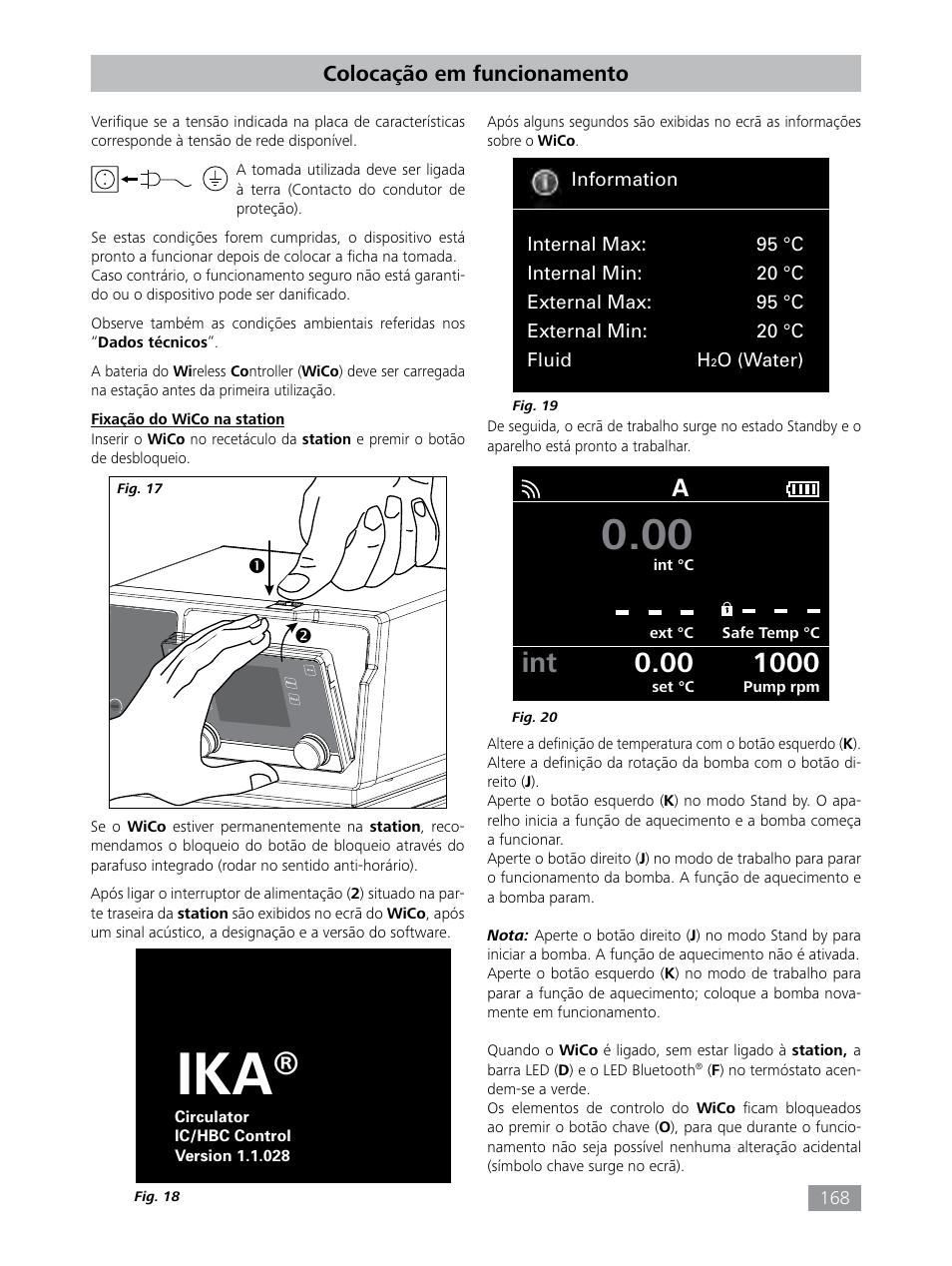 Colocação em funcionamento | IKA HBC 10 control User Manual | Page 168 / 232