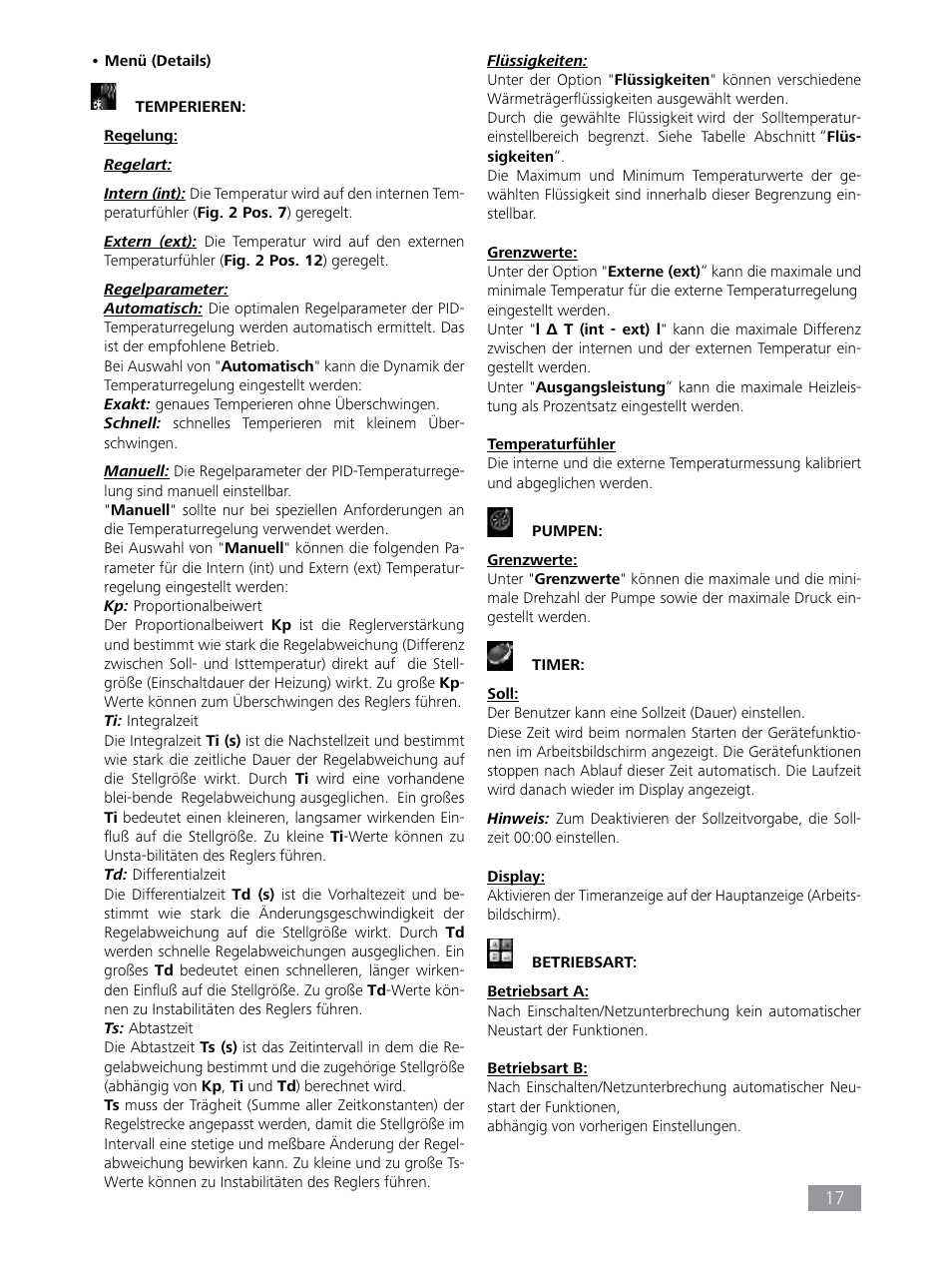 IKA HBC 10 control User Manual | Page 17 / 232