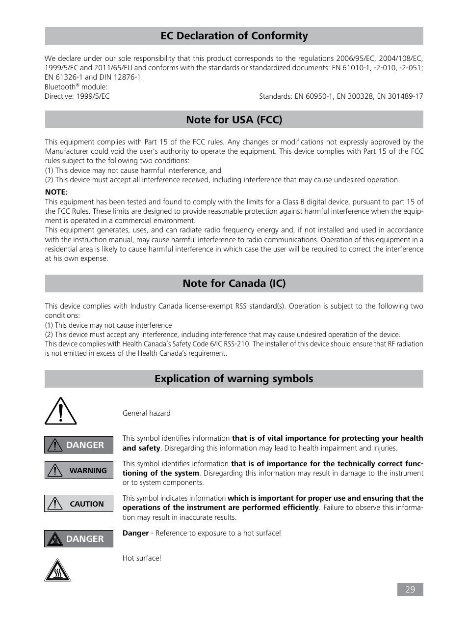 IKA HBC 10 control User Manual | Page 29 / 232