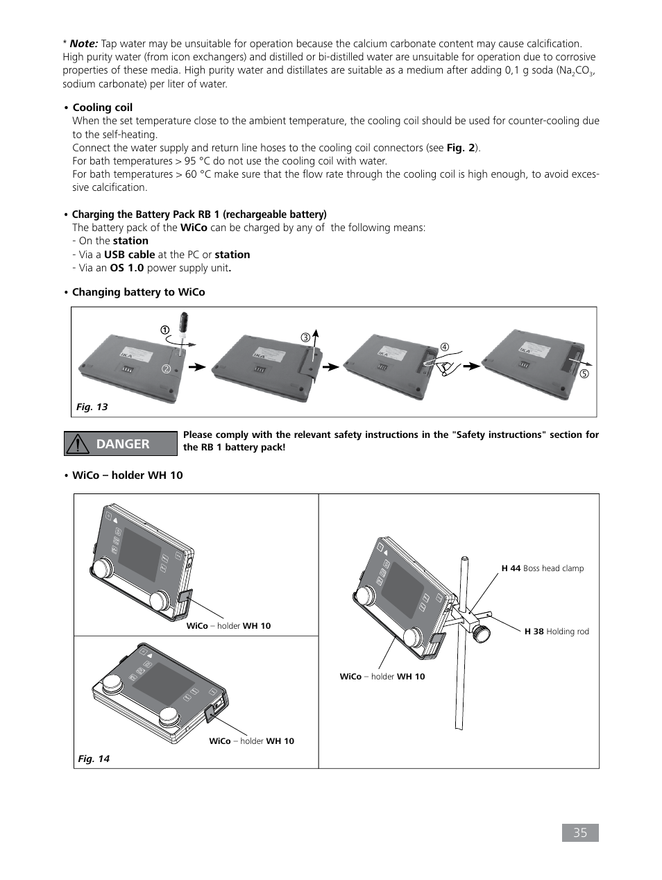 Danger | IKA HBC 10 control User Manual | Page 35 / 232