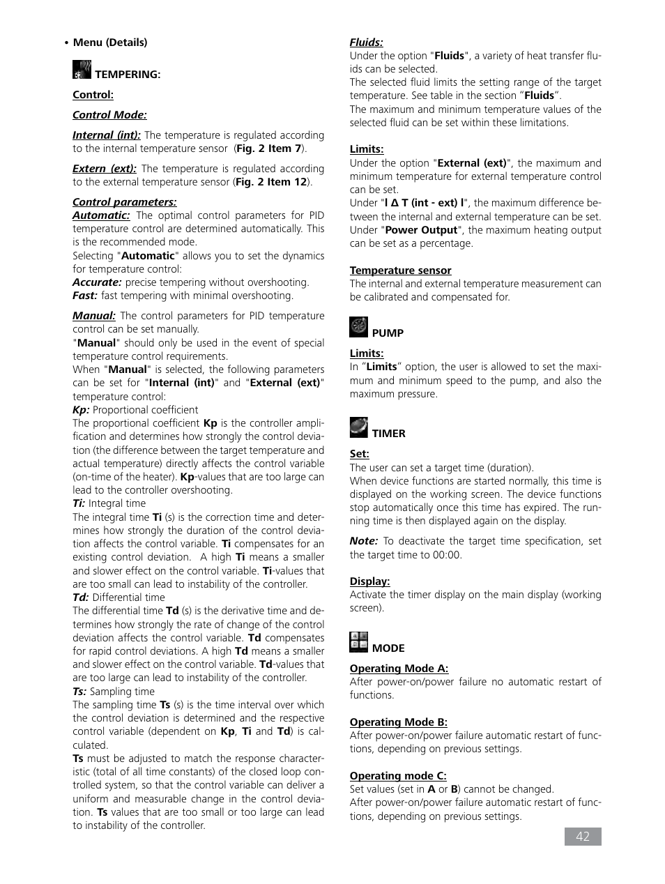 IKA HBC 10 control User Manual | Page 42 / 232