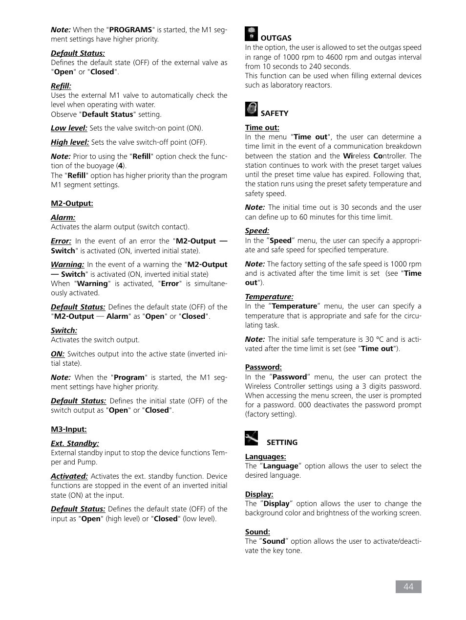 IKA HBC 10 control User Manual | Page 44 / 232