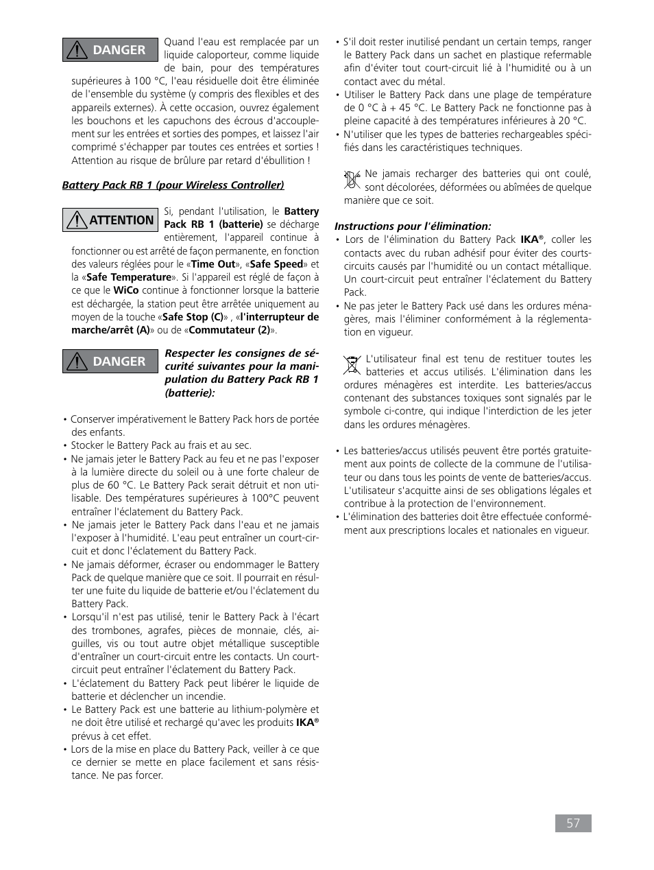 IKA HBC 10 control User Manual | Page 57 / 232