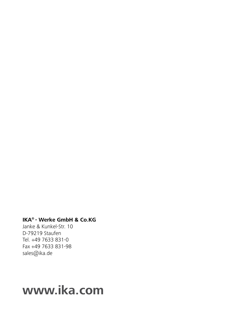 IKA RC 2 basic User Manual | Page 19 / 19