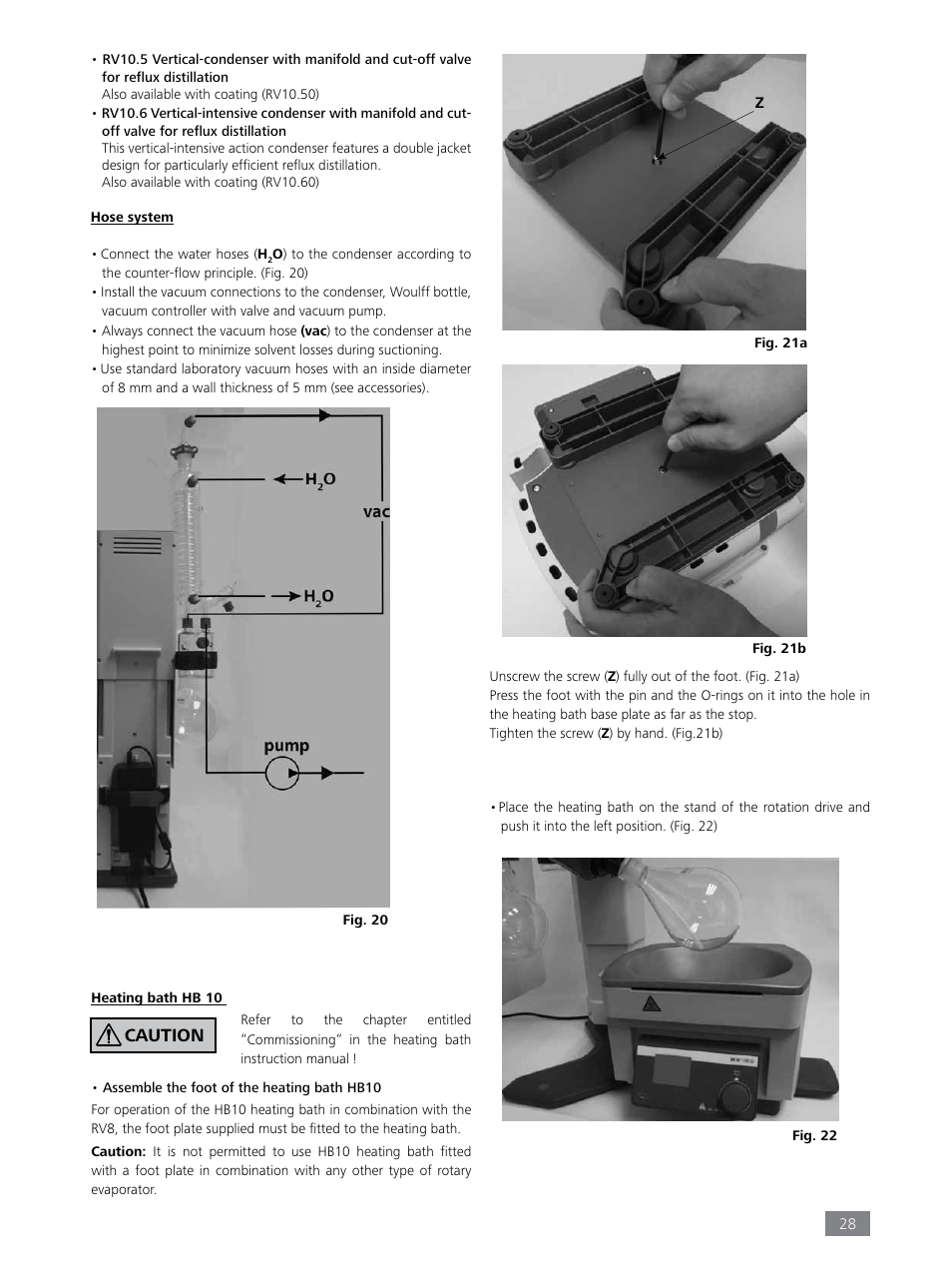 Caution | IKA RV 8 FLEX User Manual | Page 28 / 156