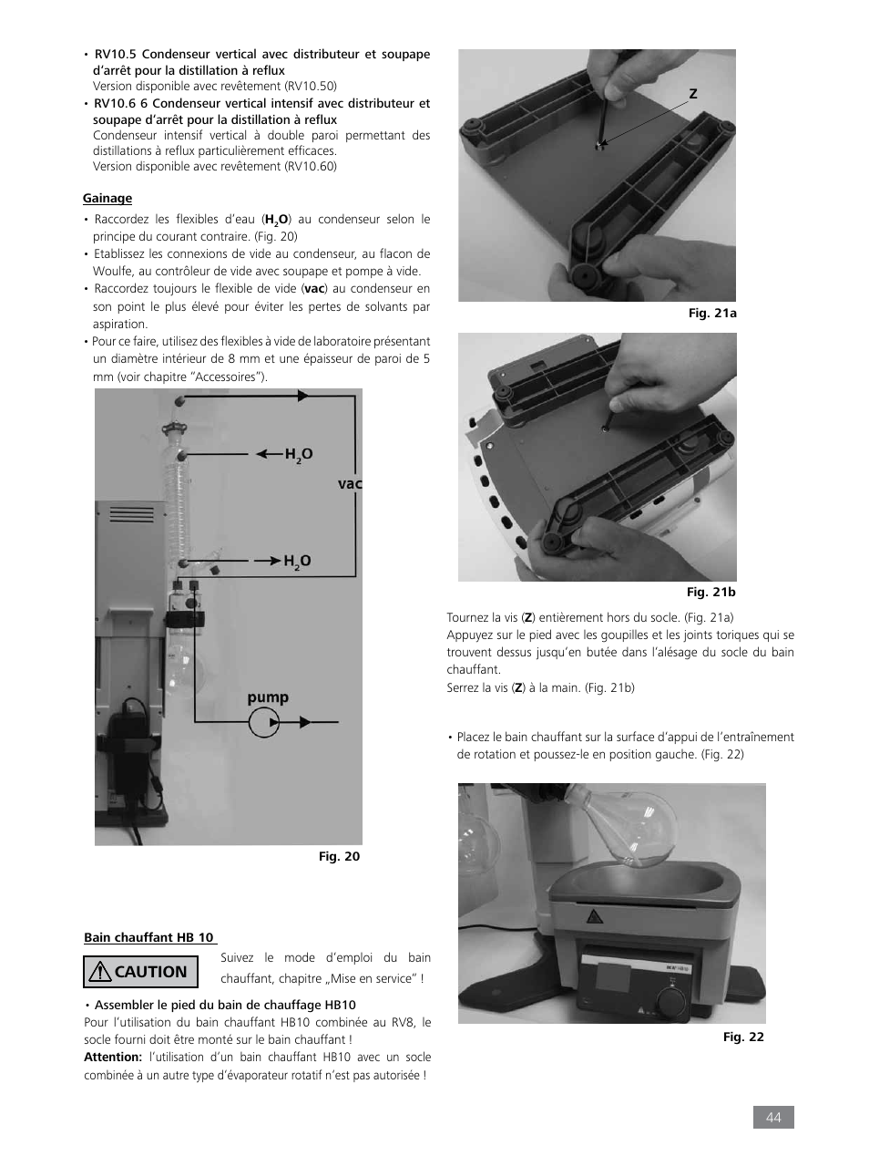 Caution | IKA RV 8 FLEX User Manual | Page 44 / 156