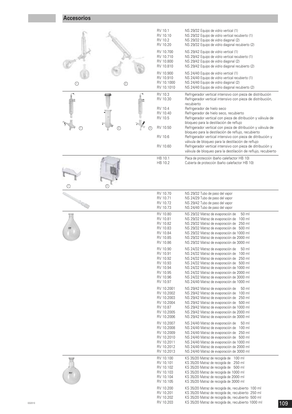 Accesorios | IKA RV 10 control FLEX User Manual | Page 108 / 114