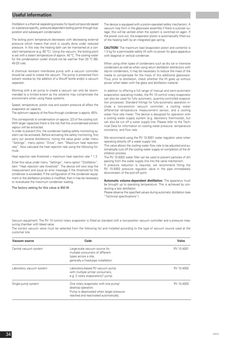 Useful information | IKA RV 10 control FLEX User Manual | Page 33 / 114